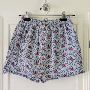 Monoprix Flowered Skirt
